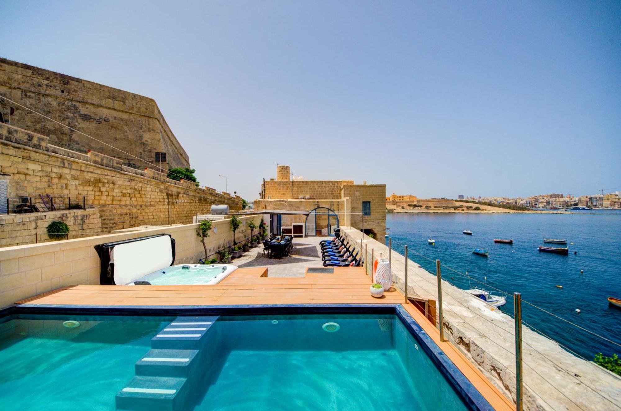 Valletta Waterfront Villa With Pool And Jacuzzi 외부 사진